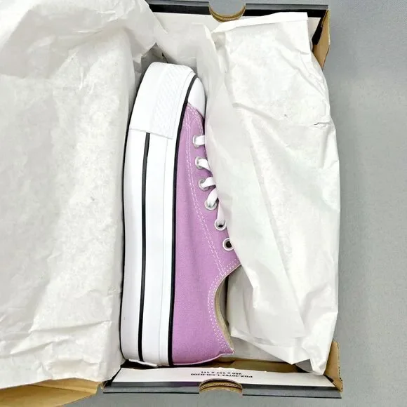 New Womens Converse Chuck Taylor All Star Lift Platform Multi Sz Purple Amethyst - Picture 15 of 16